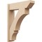Ekena Millwork 7 1/2-in W x 26-in D x 34-in H Balboa Slat Rough Cedar Woodgrain TimberThane Outlooker, Primed Tan OUTUR075X26X34BOA24RCPR - alternate 1